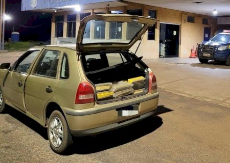 PRF apreende 161 Kg de maconha em Nova Andradina