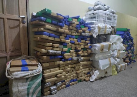 Polícia Civil prende 801 kg de maconha