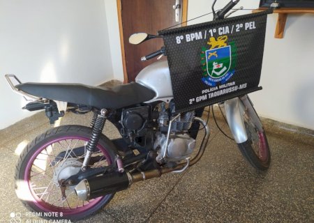 Polícia Militar conduz adolescente à Delegacia por desobediência e direção perigosa em Taquarussu