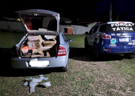 Polícia Militar apreende veículo com mercadorias de origem estrangeira