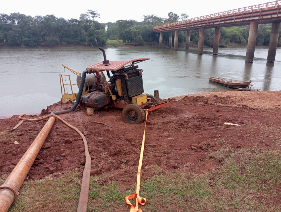 Angélica -PMA autua empresa por uso irregular de água do rio Brilhante