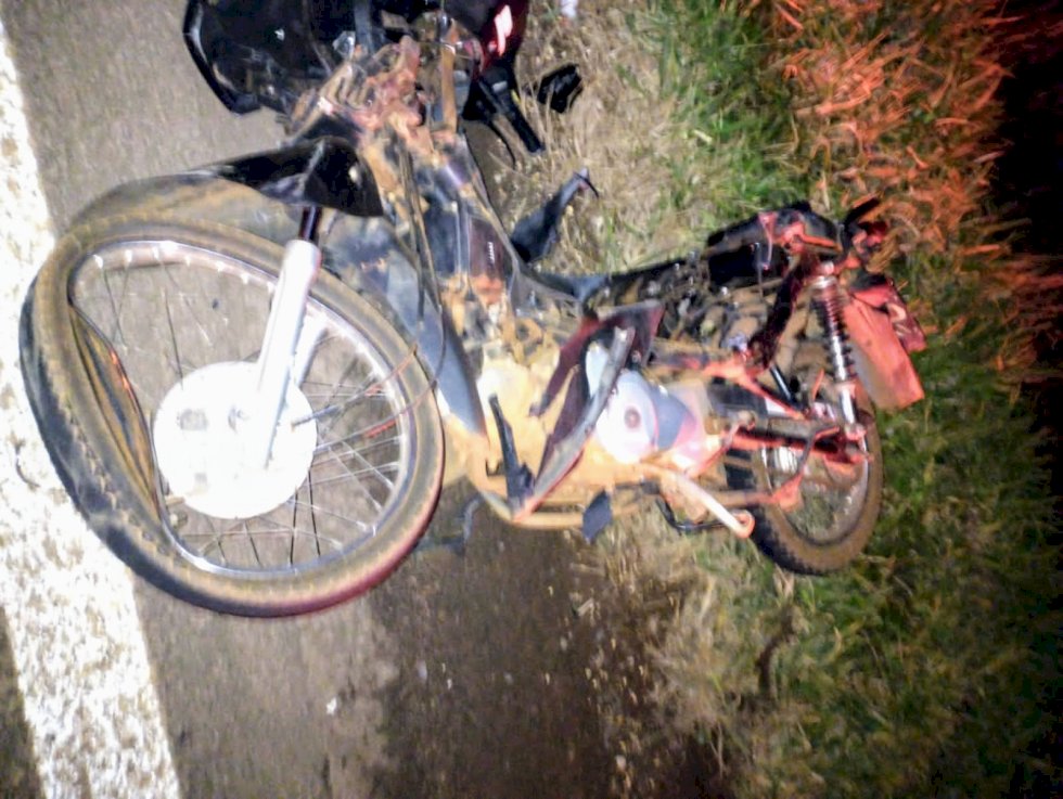 Ivinhema - Acidente entre carro e moto na BR-376 deixa uma vítima em estado grave
