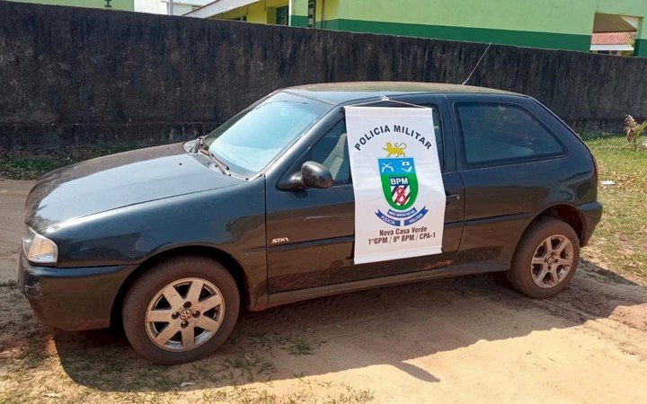 Em ação rápida, Polícia Militar recupera veículo roubado e prende autores em Nova Casa Verde