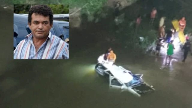 Advogado morre após carro cair de Ponte