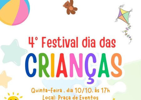 Município de Ivinhema realizará 4º Festival para comemorar dia das Crianças