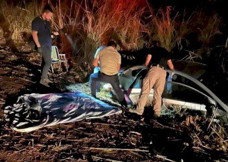 Idosa de 70 anos é a vítima de capotamento que deixou quatro feridos na BR-262