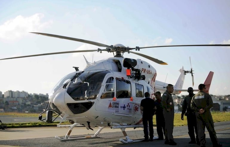 Helicóptero dos Bombeiros cai e seis pessoas morrem