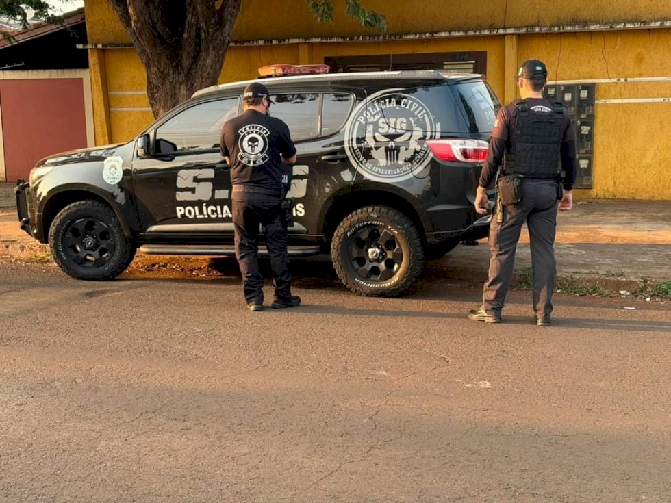 SIG em apoio a polícia civil do MT, cumpre mandado de prisão a condenado por crime de tráfico de drogas