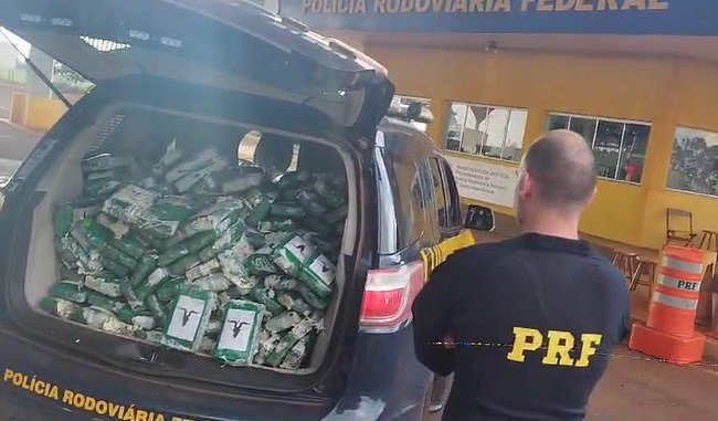 PRF apreende 285 Kg de cocaína