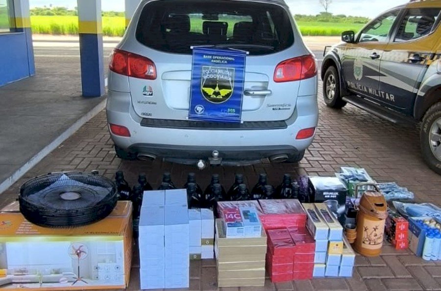 Ipezal - PMR apreende o equivalente a mais de R$ 26 mil em mercadorias na região de Angélica