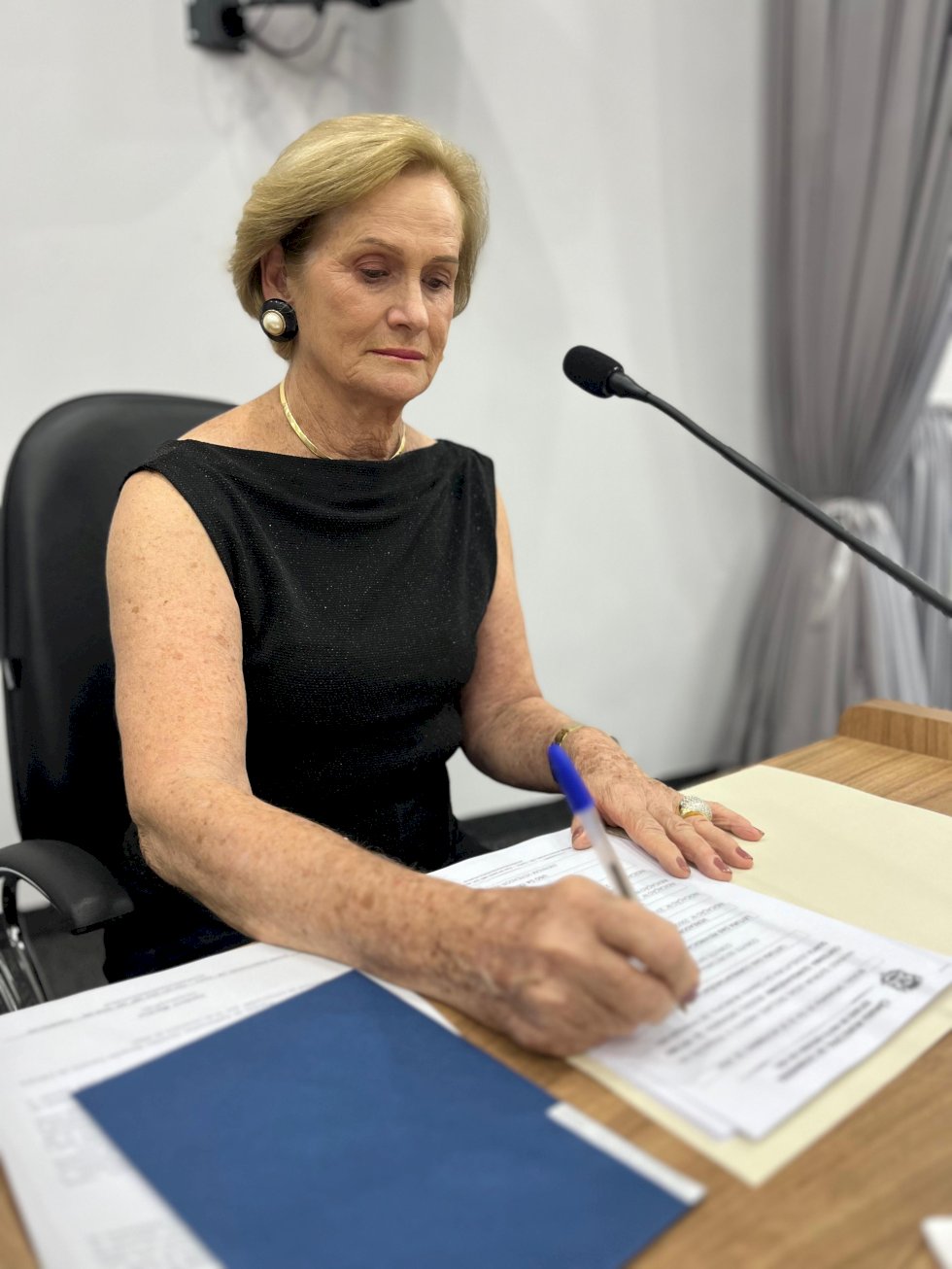Vereadora Denir propõe emenda parlamentar para o Projeto CARCA durante sessão da Câmara Municipal
