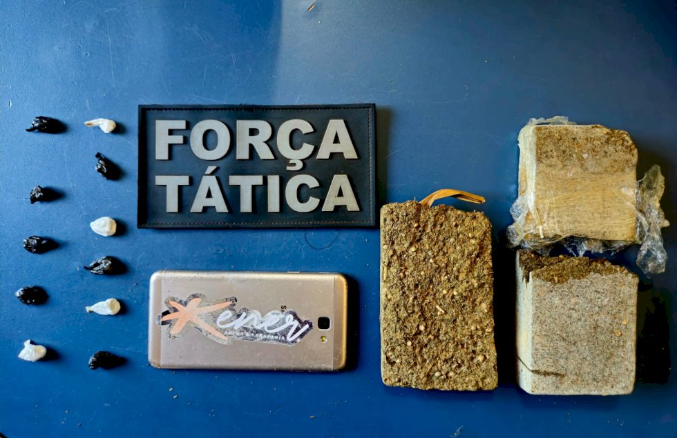 Ações da Polícia Militar resultam em prisões por tráfico e apreensão de drogas e munições