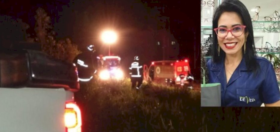 Dona de ótica no MS,  morre em acidente no Paraná