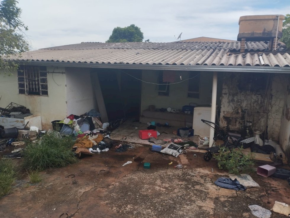 Bombeiros militar em Nova Andradina foram acionados, para atender dois incêndios em residência em dois dias