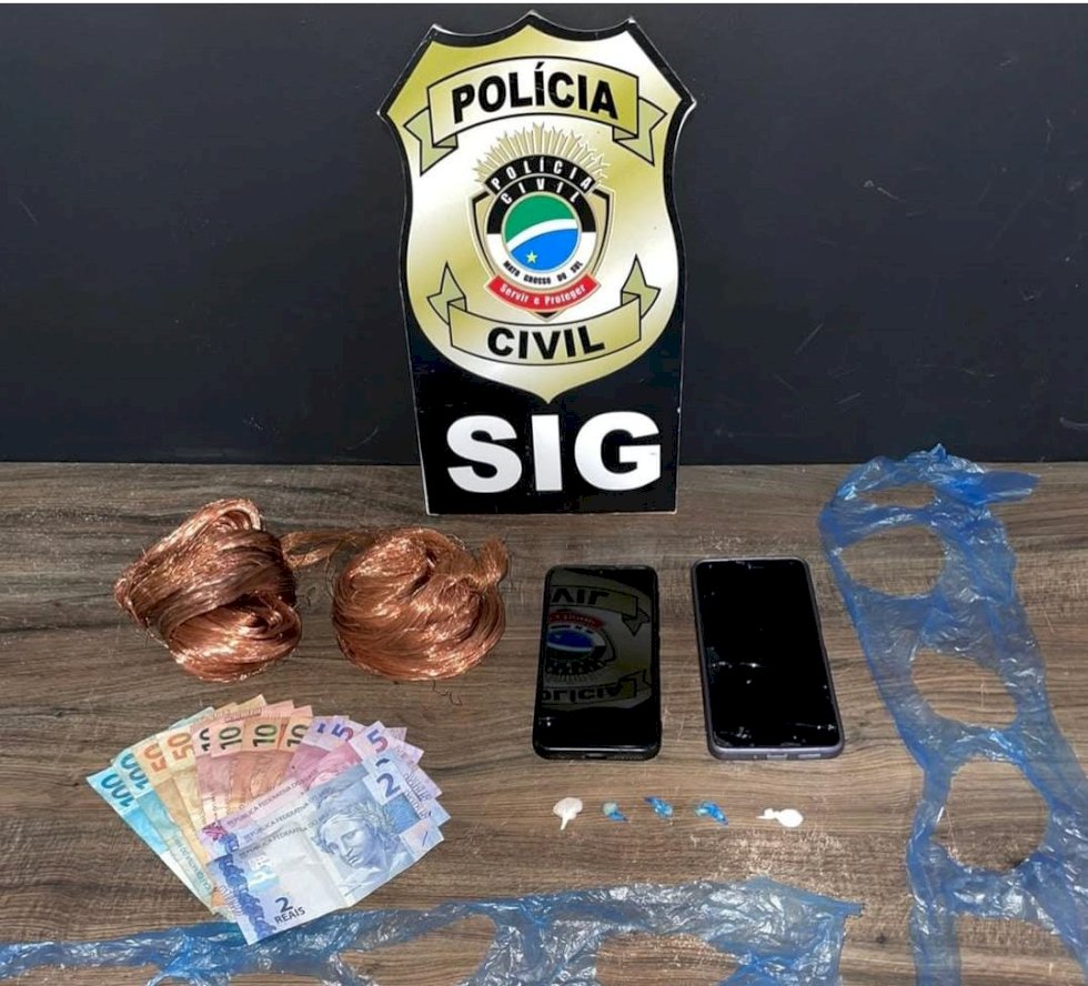 Nova Andradina -  PC prende em flagrante suspeito de tráfico de drogas