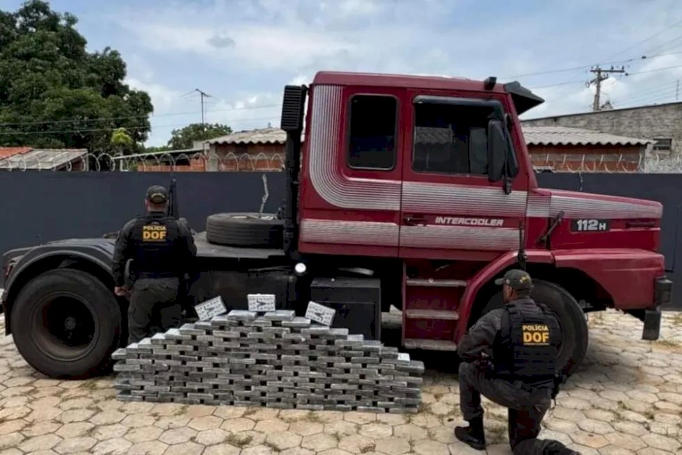 Polícia apreende carregamento de cocaína avaliado em R$ 11 milhões em Santa Rita do Pardo