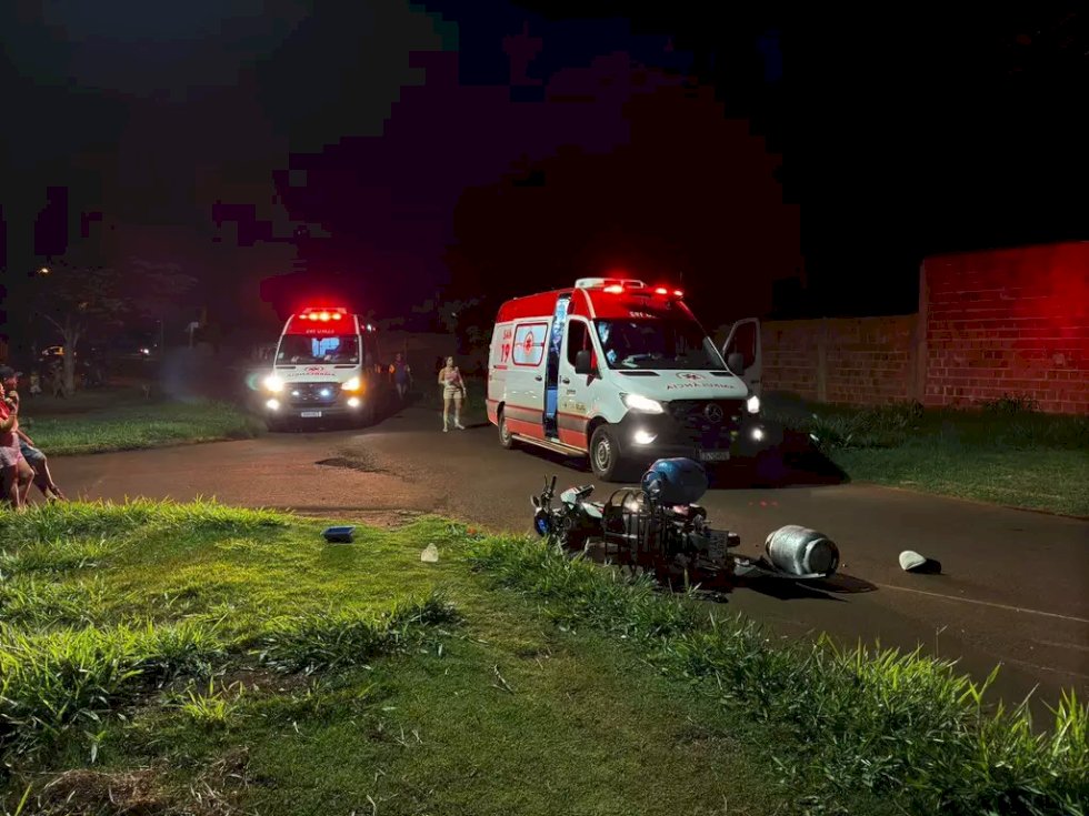 Catador de 58 anos morre atropelado por entregador de gás