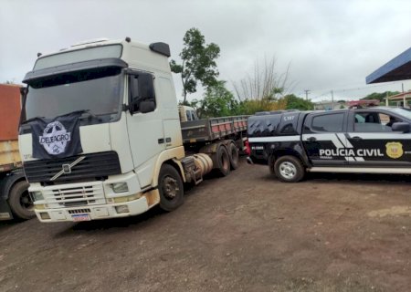 Polícia Civil esclarece furto de 32 toneladas de grãos, indicia duas pessoas e apreende caminhão utilizado no crime no Paraná