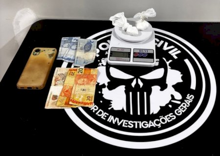 Policiais civis prendem suspeito de tráfico de droga em Nova Alvorada do Sul