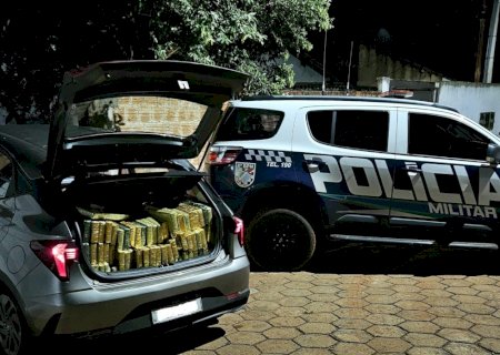 Polícia Militar apreende 450kg de maconha e prende dois homens em flagrante em Nova Andradina