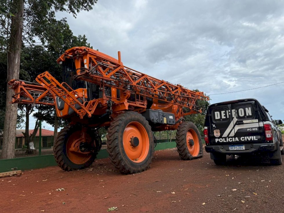 Polícia Civil apreende máquina agrícola levada de oficina em Dourados