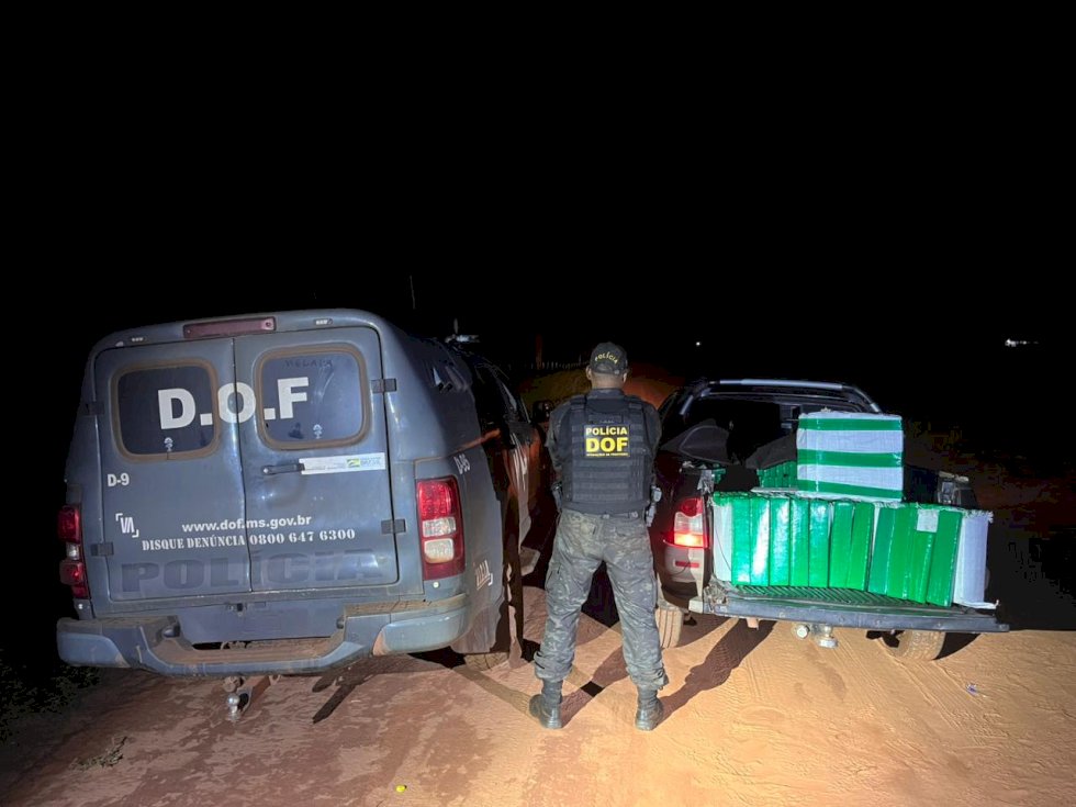Veículo com mais de 800 quilos de drogas é apreendido pelo DOF