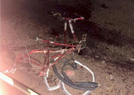 Ciclista morre em acidente na BR-163