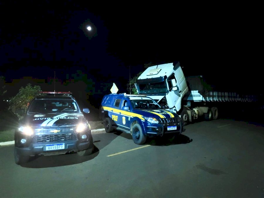Polícia Civil de Paraíso das Águas apreende carretas adulteradas e evita furto de soja avaliado em R$ 240 mil