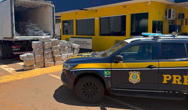PRF apreende droga dentro de carregamento de carne