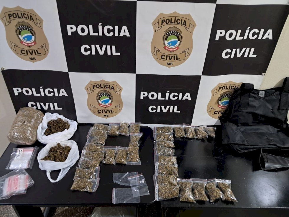 Polícia Civil deflagra operação e prende um homem por tráfico de drogas