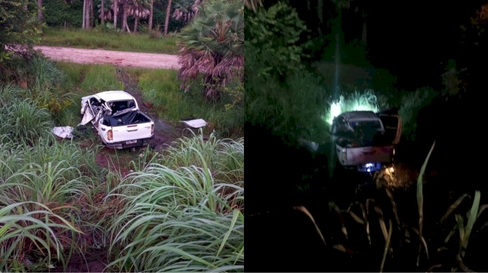 Quatro homens morrem em colisão com vaca e caminhão