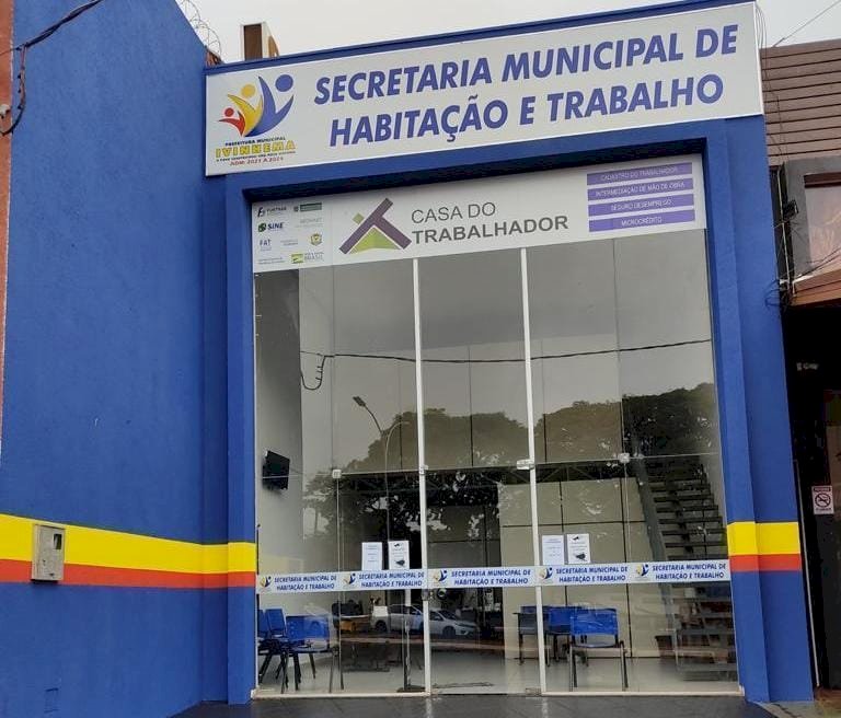 Secretaria de Habitação e Trabalho de Ivinhema divulga vagas de empregos