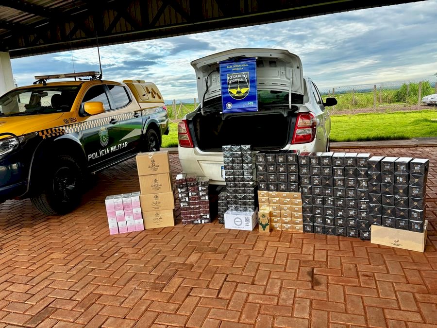 Polícia Militar Rodoviária apreende carga de perfumes árabes avaliada em cerca de R$ 25 mil na região de Angélica