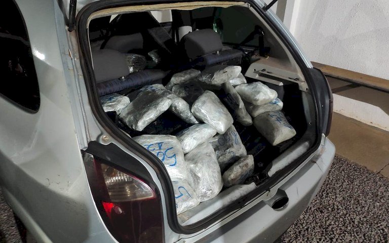 PRF apreende 357 Kg de maconha