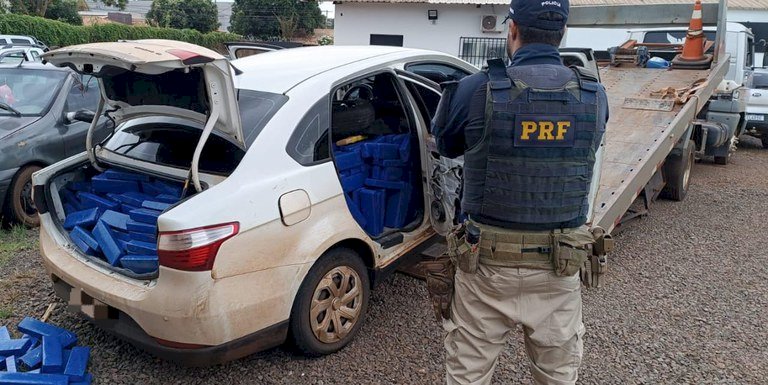 PRF apreende 1 tonelada de maconha