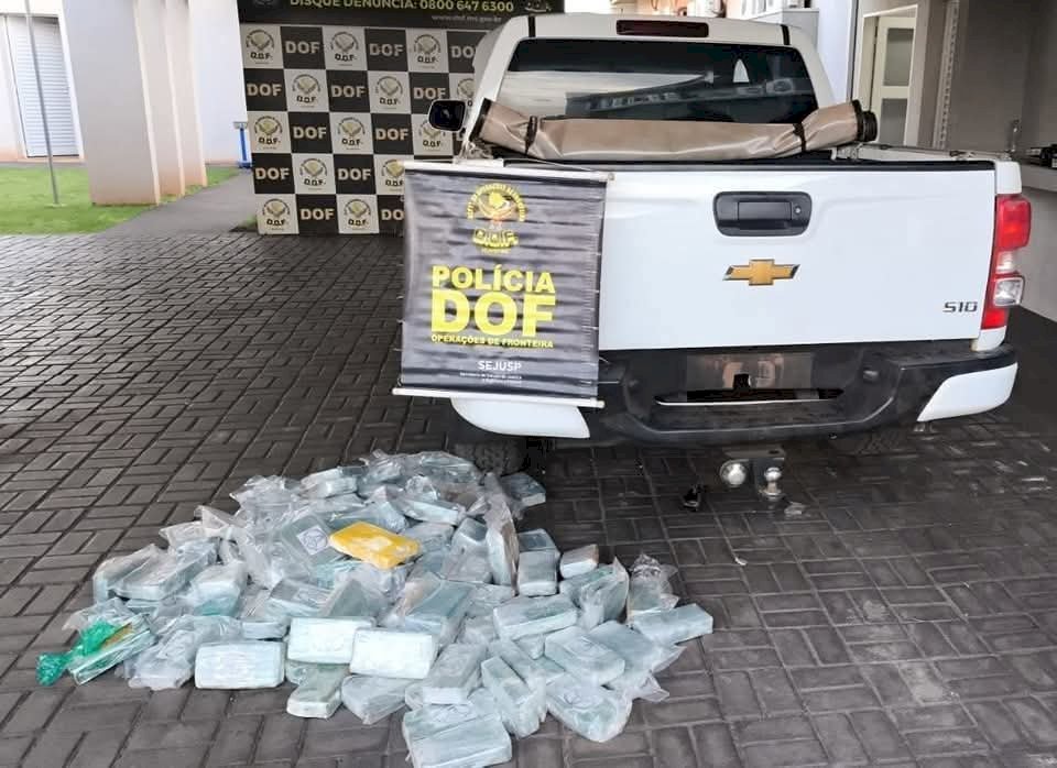 Empresário é preso pelo DOF com carga de cocaína avaliada em R$ 6,4 milhões