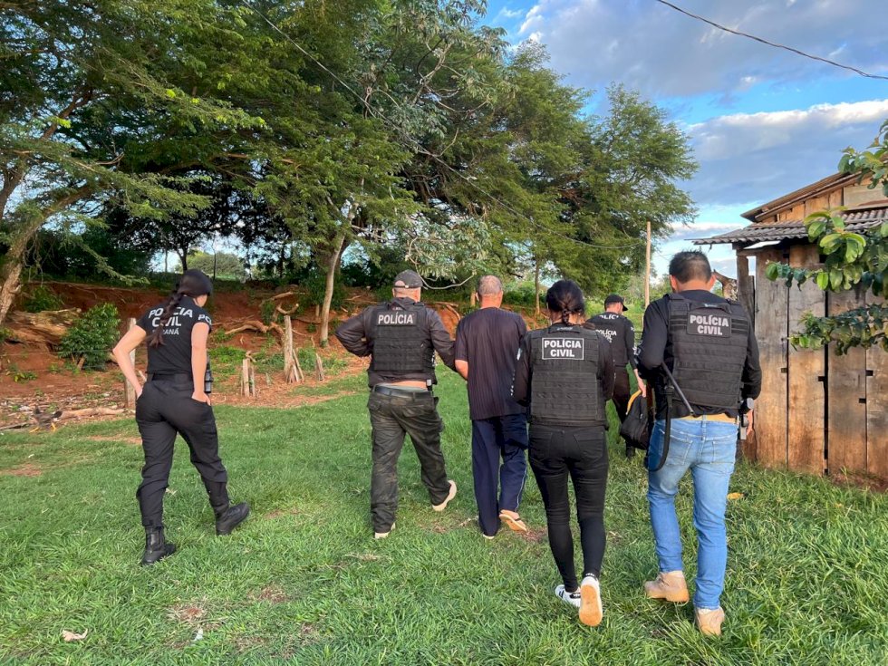Polícia Civil do Mato Grosso do Sul e Polícia Civil do Paraná prendem autor de múltiplos estupros praticados no Paraná