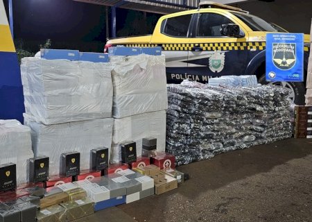 Mercadorias importadas de forma irregular são apreendidas pela PMR da Base Operacional Vale do Ivinhema