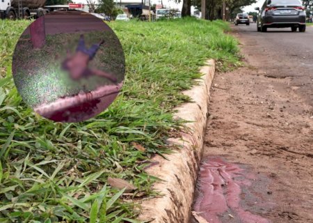 Homem é morto com tiro na nuca em canteiro da Avenida