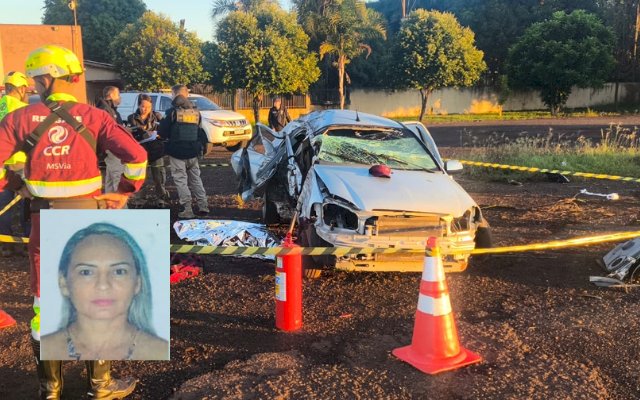 Motorista bate em capivara, colide contra coqueiro e passageira morre na BR-163