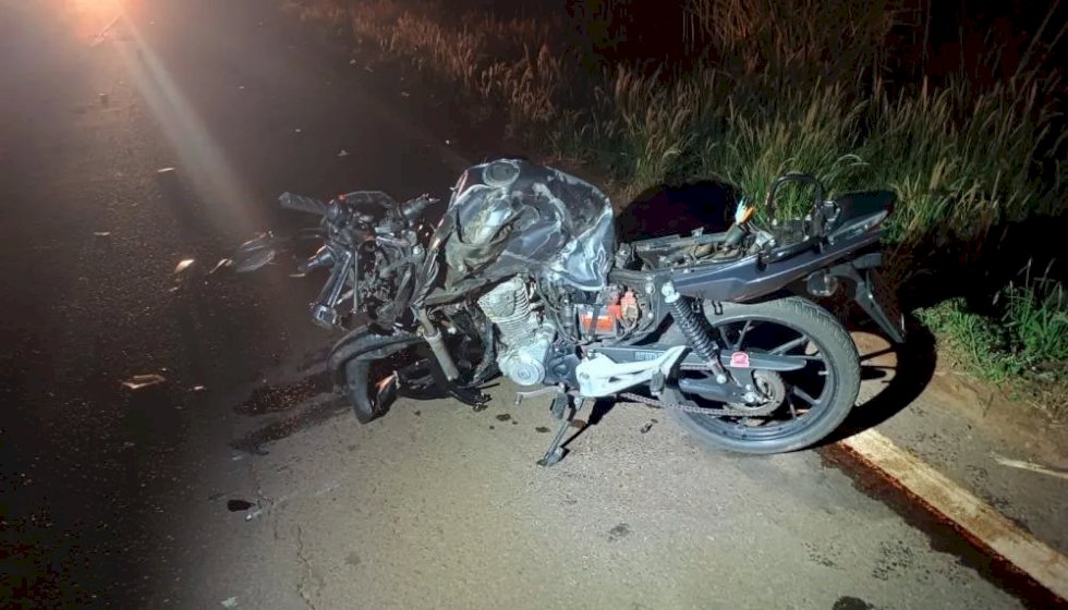 Motociclista morre em colisão entre carro e moto na BR-158