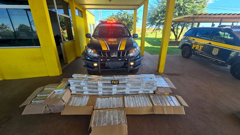 PRF apreende 284 Kg de maconha