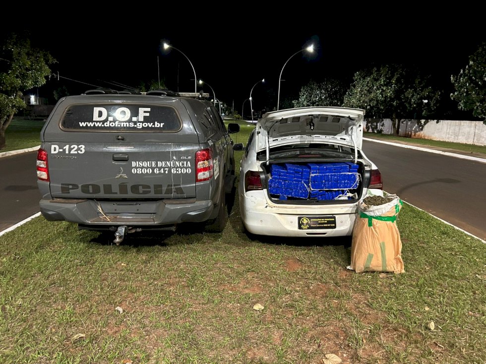 DOF apreende mais de 160 quilos de drogas que seguiam para Minas Gerais