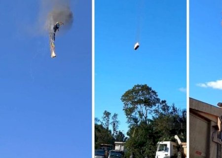 Balão cai em Praia Grande (SC) e deixa oito mortos