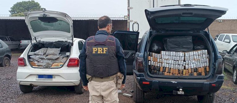 PRF apreende 1,7 tonelada de maconha