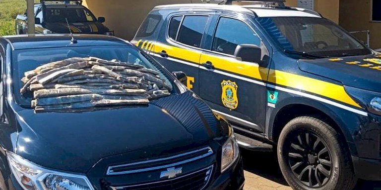 PRF apreende 35 Kg de maconha “ICE”