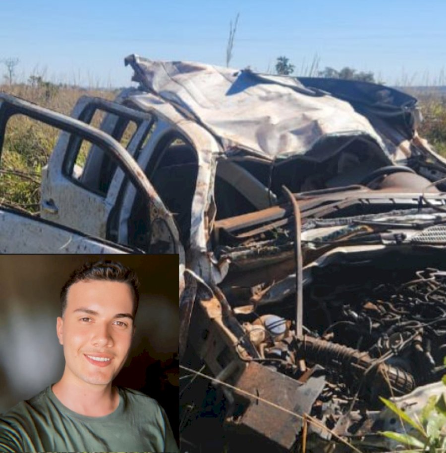 Jovem de 21 anos não resiste aos ferimentos e morre após capotamento no trecho da “Curva da Morte”, na BR-060