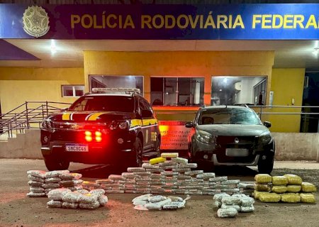 PRF apreende 95,1 kg de diversas drogas