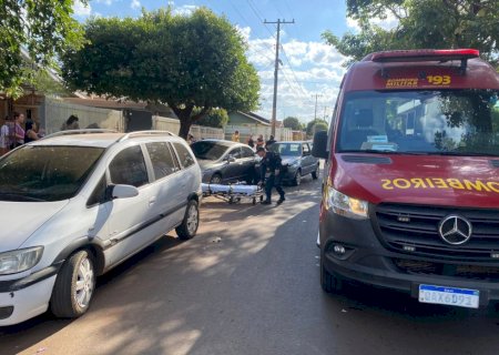 Ivinhema - Motorista passa mal e colide em outro veículo parado