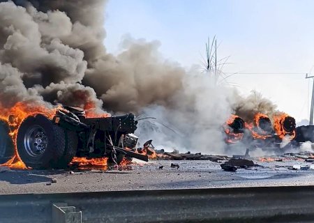 Grave acidente na BR-267 entre Nova Casa Verde e Nova Alvorada do Sul teria causado duas mortes